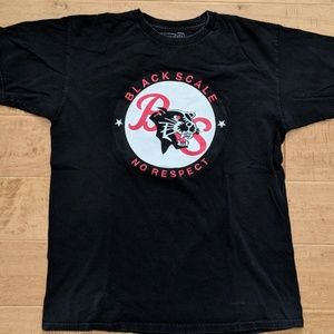 Black Scale Graphic T-Shirt